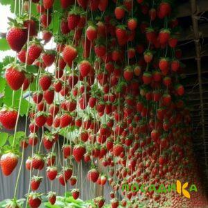 Клубника ампельная Анастасия купить по цене от 370р. в интернет-магазине «Посадика» с доставкой почтой в в Новосилье и по всей России – [изображение №1].